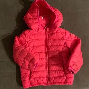 Hot pink Gap puffer jacket size 2T